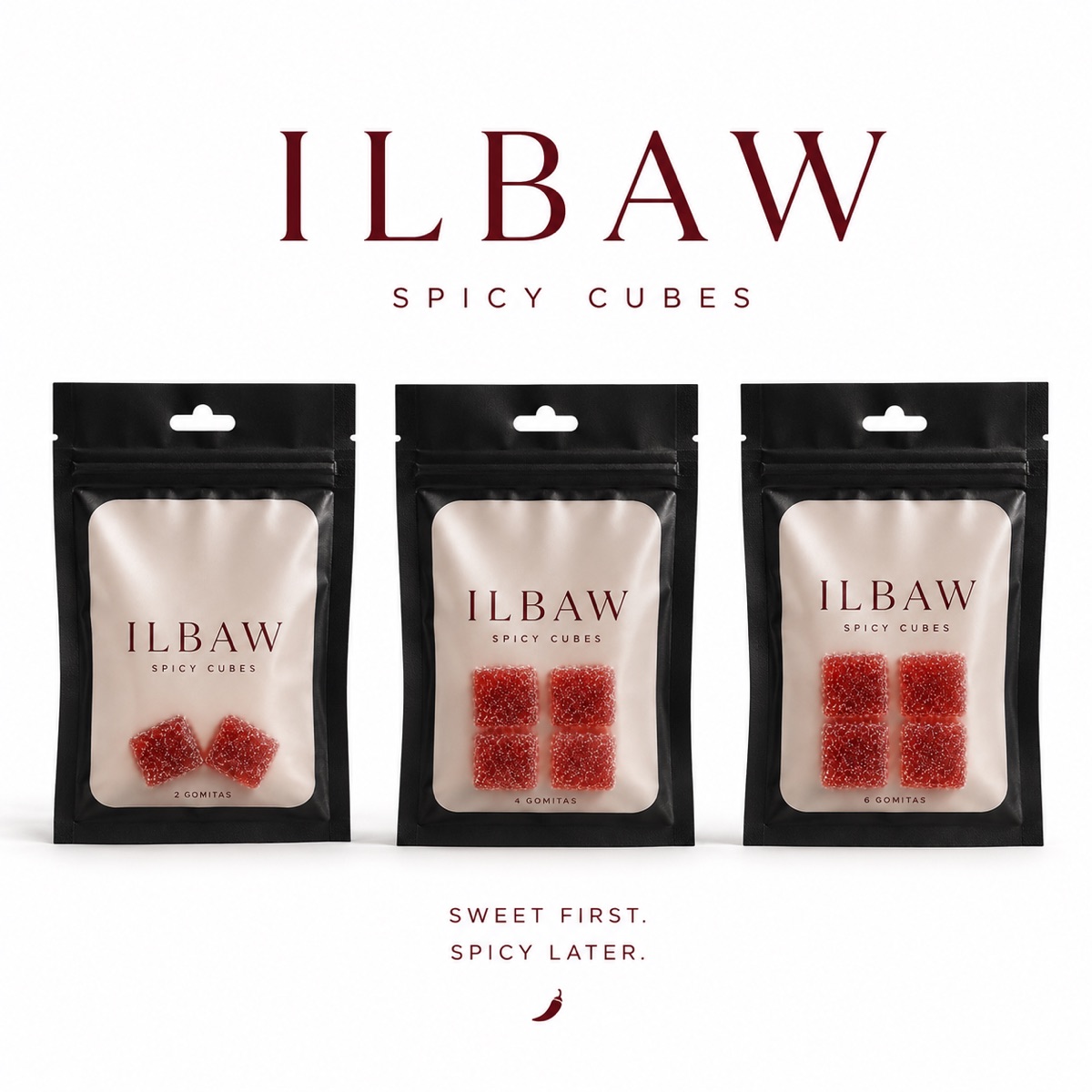 Spicy Cubes Melocotón — packs de 2, 4 y 6 unidades